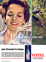 Publicit Vittel 1961
