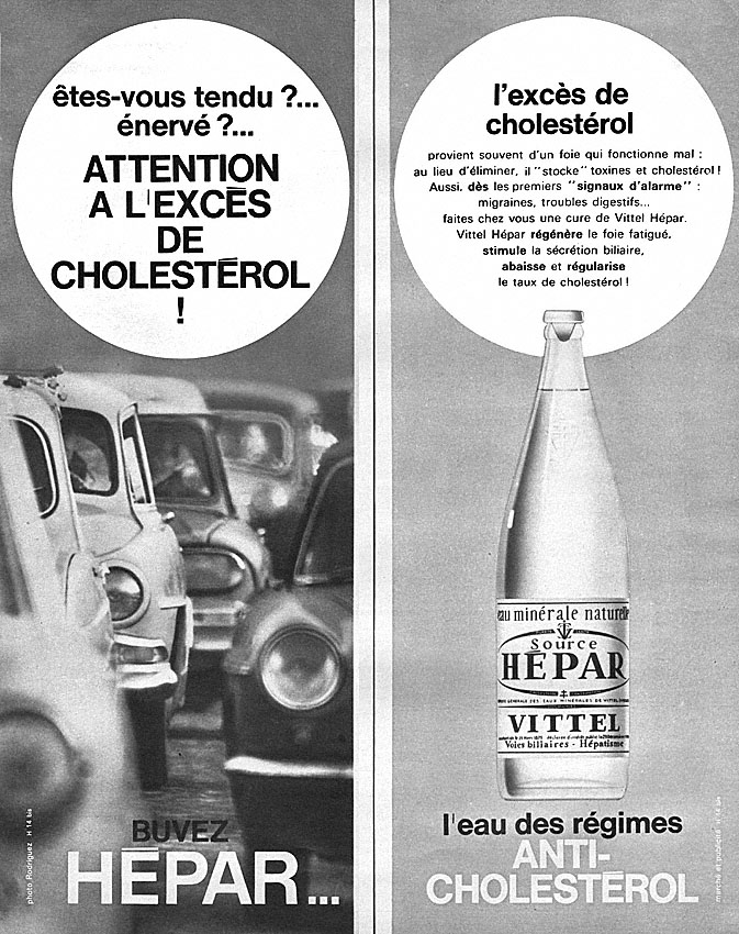 Publicité Vittel 1963