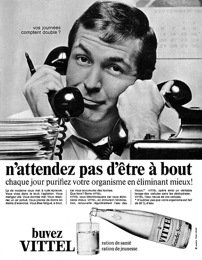 Publicité Vittel 1967