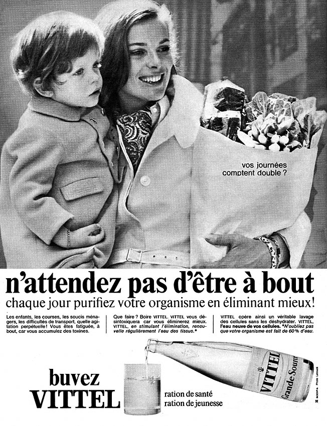 Publicité Vittel 1967