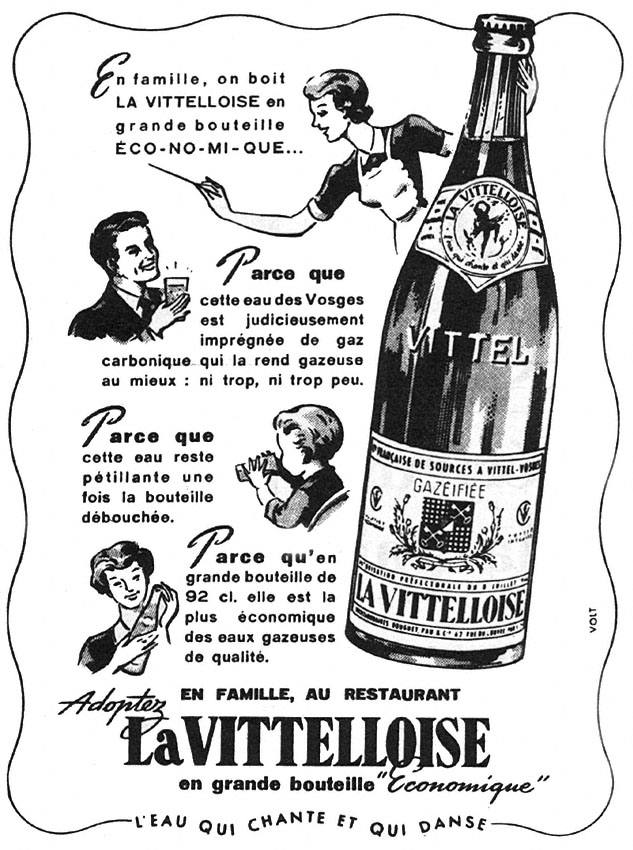 Publicité Vittelloise 1952