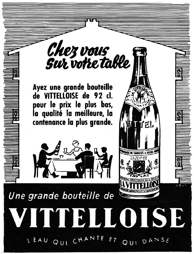 Publicité Vittelloise 1953
