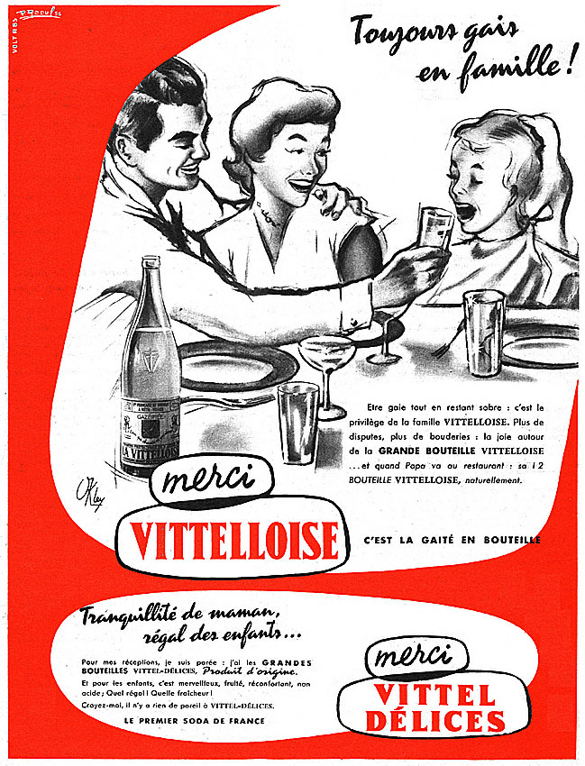 Publicité Vittelloise 1956