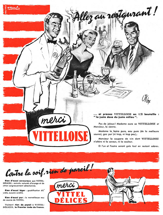 Publicité Vittelloise 1956