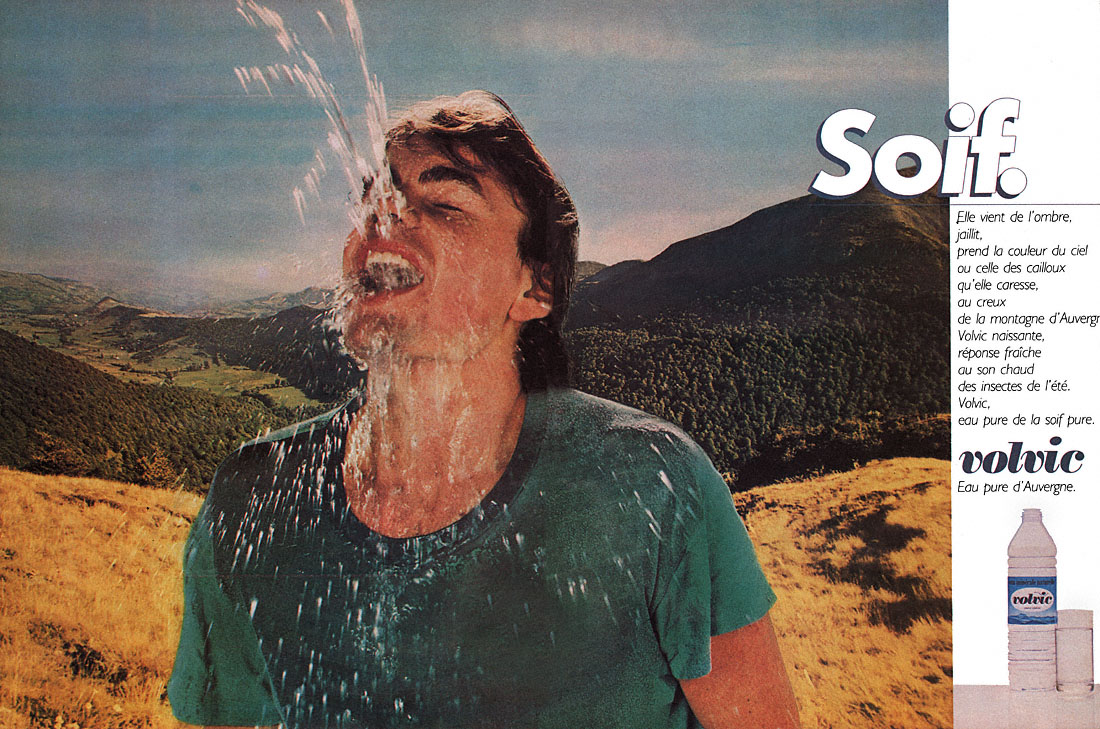 Publicité Volvic 1982