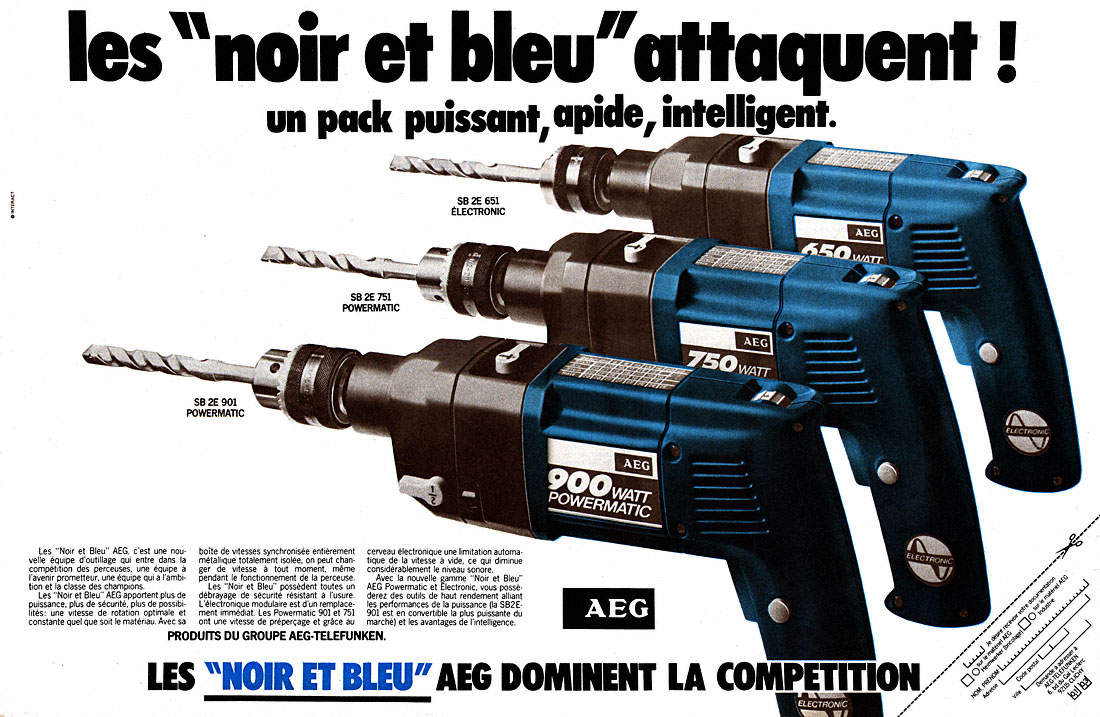 Publicité Aeg 1980