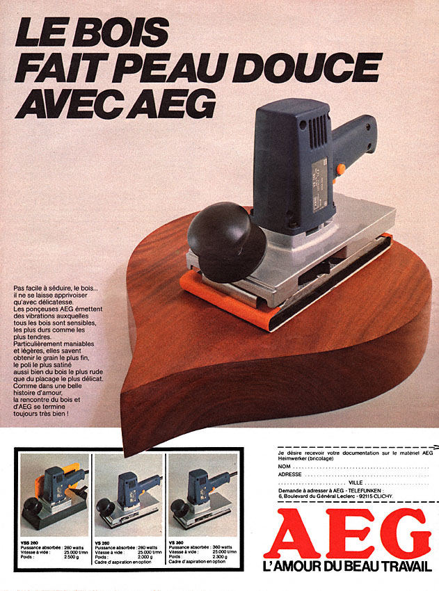 Publicité Aeg 1982