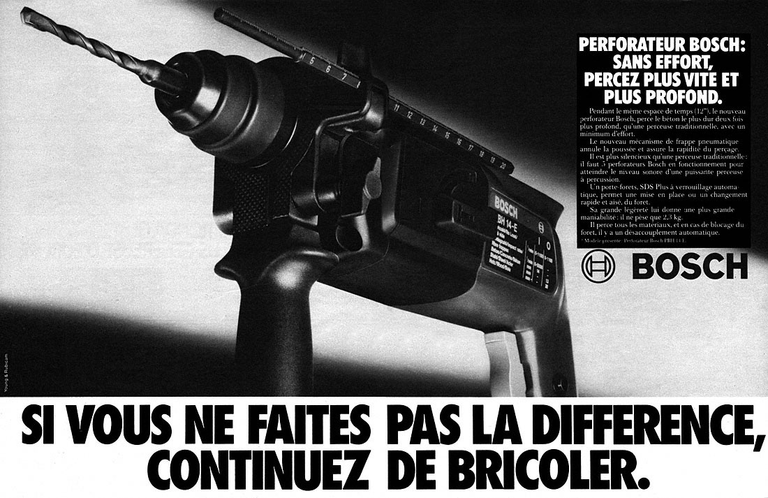 Publicité Bosch 1983