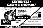 Marque McCulloch 1981