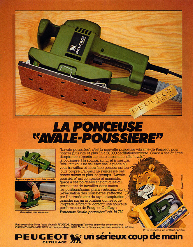 Publicité Peugeot 1980