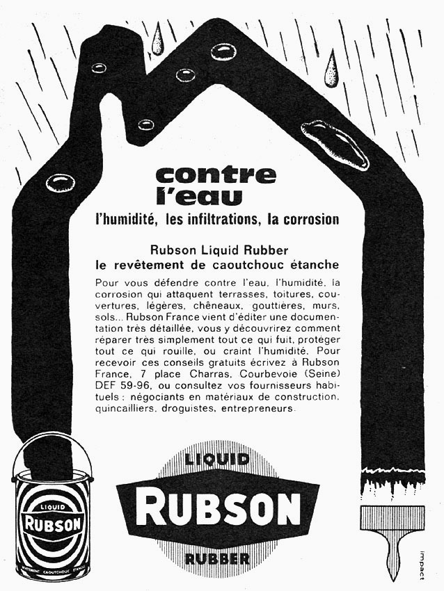 Publicité Rubson 1961