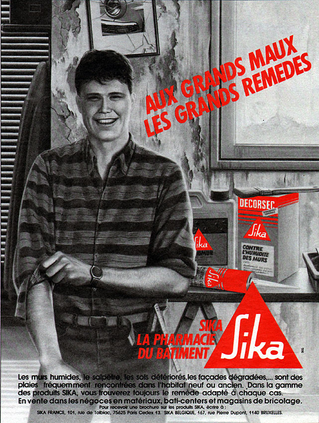 Publicité Sika 1986