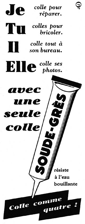 Publicité Soude-Grs 1952