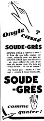 Publicit Soude-Grs 1953