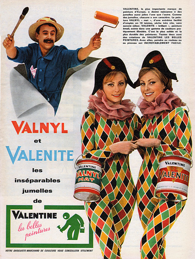 Publicité Valentine 1961