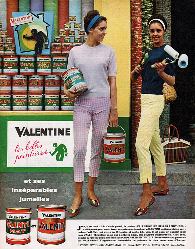 Publicité Valentine 1961