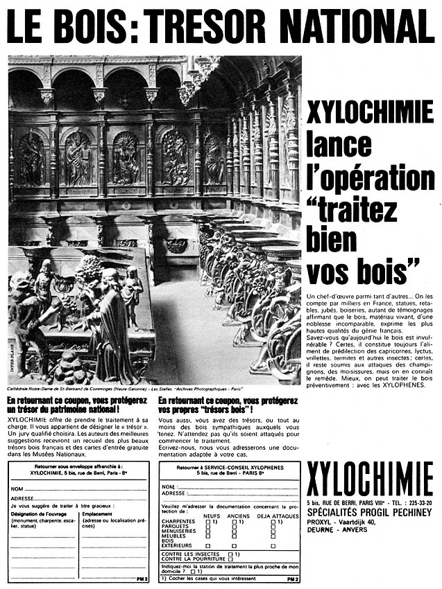 Publicité Xylophene 1967