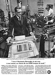 Publicit Burroughs 1960