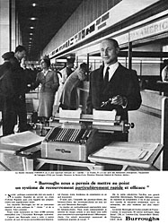 Publicit Burroughs 1961