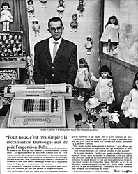Publicit Burroughs 1963