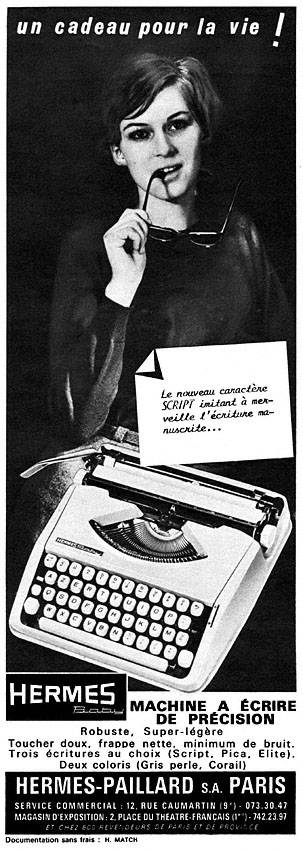 Publicité Hermes 1968