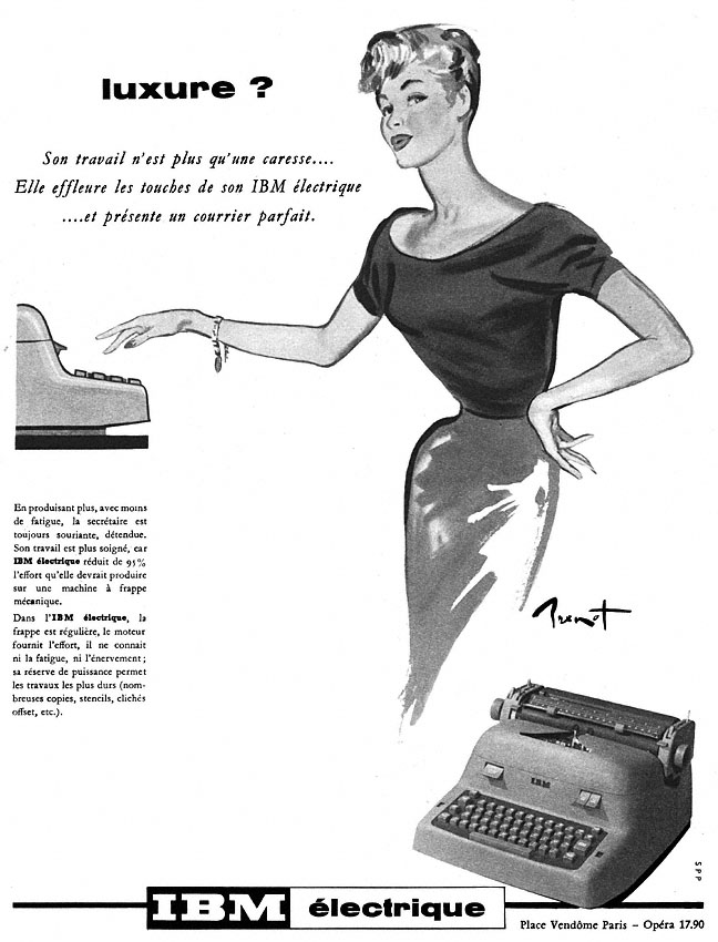 Publicité Ibm 1957