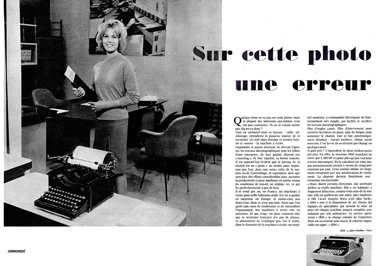 Publicité Ibm 1961