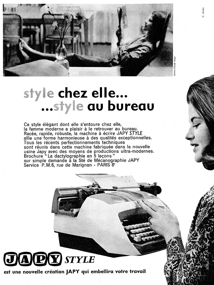 Publicité Japy 1960