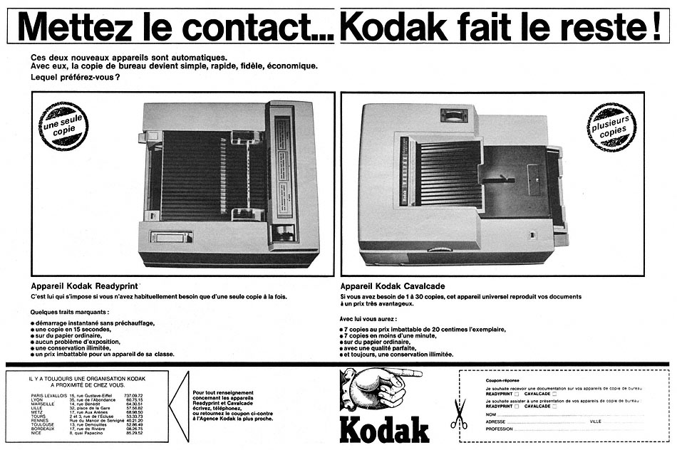 Publicité Kodak 1965