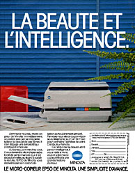 Publicit Minolta 1986