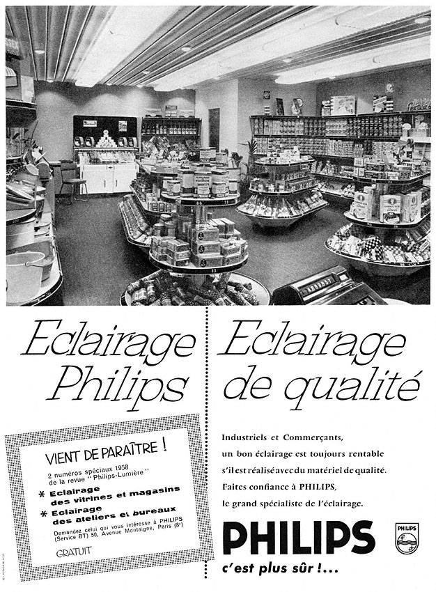 Publicité Philips 1957