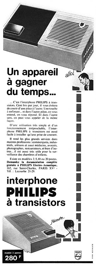 Publicité Philips 1963