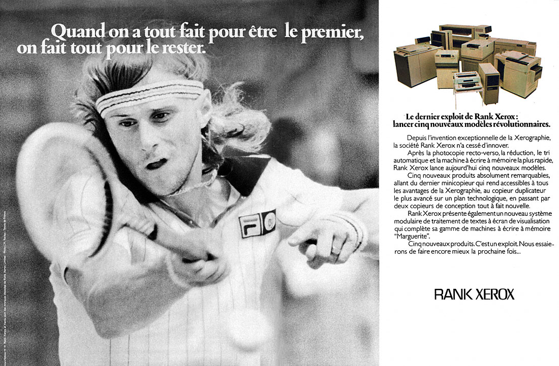 Publicité Rank Xerox 1978