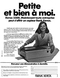 Marque Rank Xerox 1981