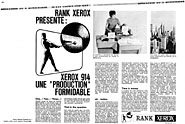 Publicit Rank Xerox 1962