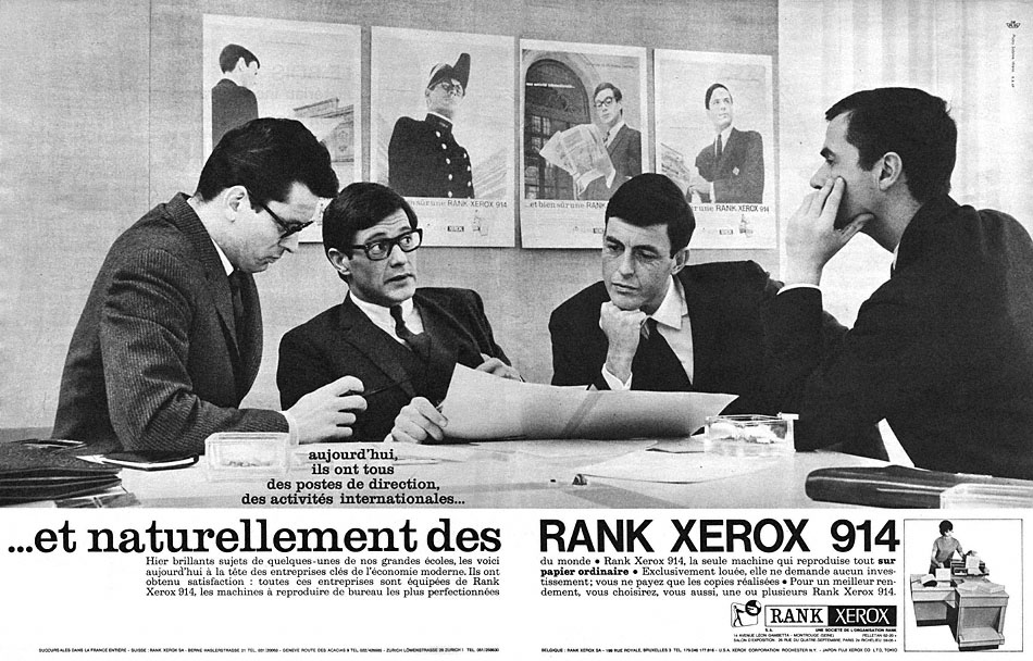 Publicité Rank Xerox 1964