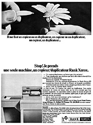 Marque Rank Xerox 1967