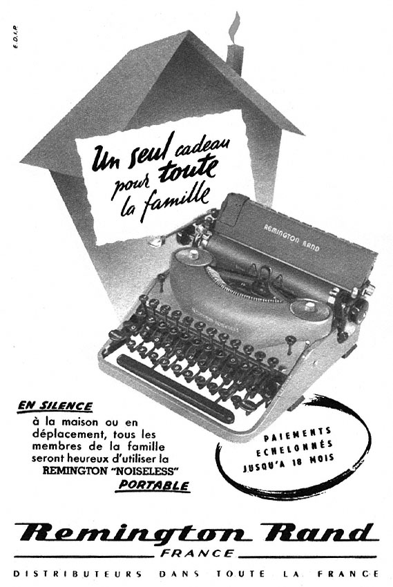 Publicité Remington 1953