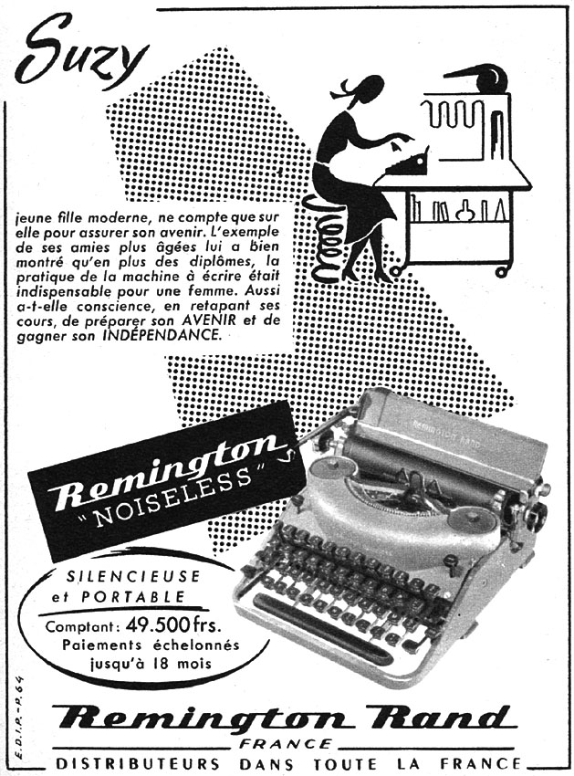 Publicité Remington 1954