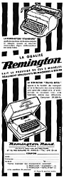 Publicit Remington 1957