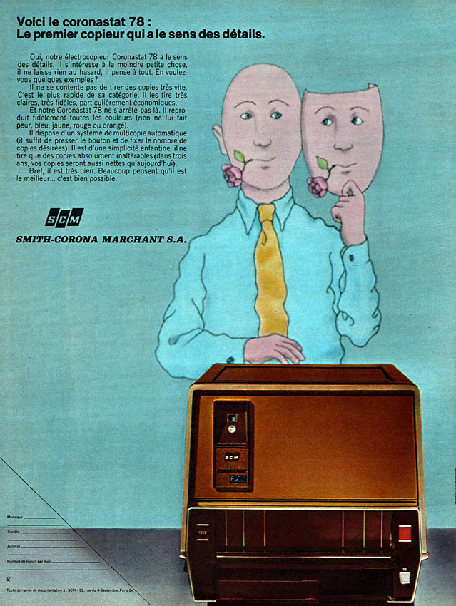 Publicité Smith-Corona 1969
