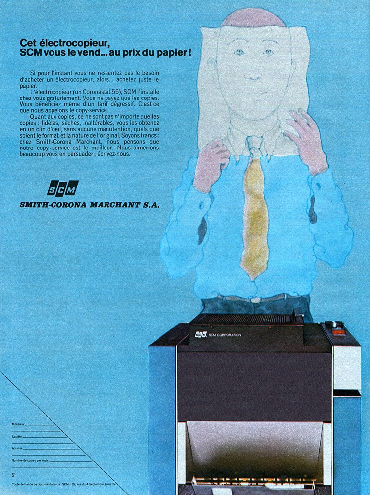 Publicit� Smith-Corona 1969