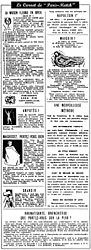 Publicit Carnets Match 1954