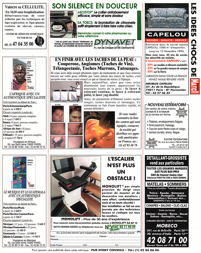 Publicité IdeesChoc 1994