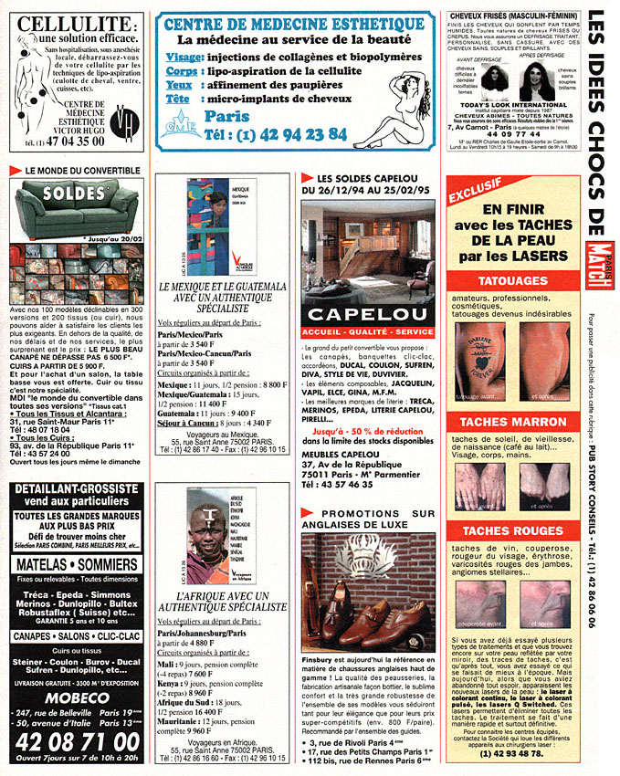 Publicité IdeesChoc 1995