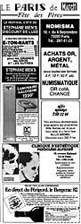 Publicit Paris de Match 1983