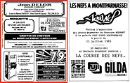 Publicit Paris de Match 1985