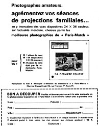 Publicit Photos Match 1968