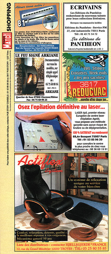 Publicité Shopping 1998