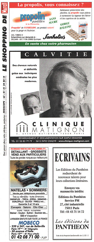Publicité Shopping 1999